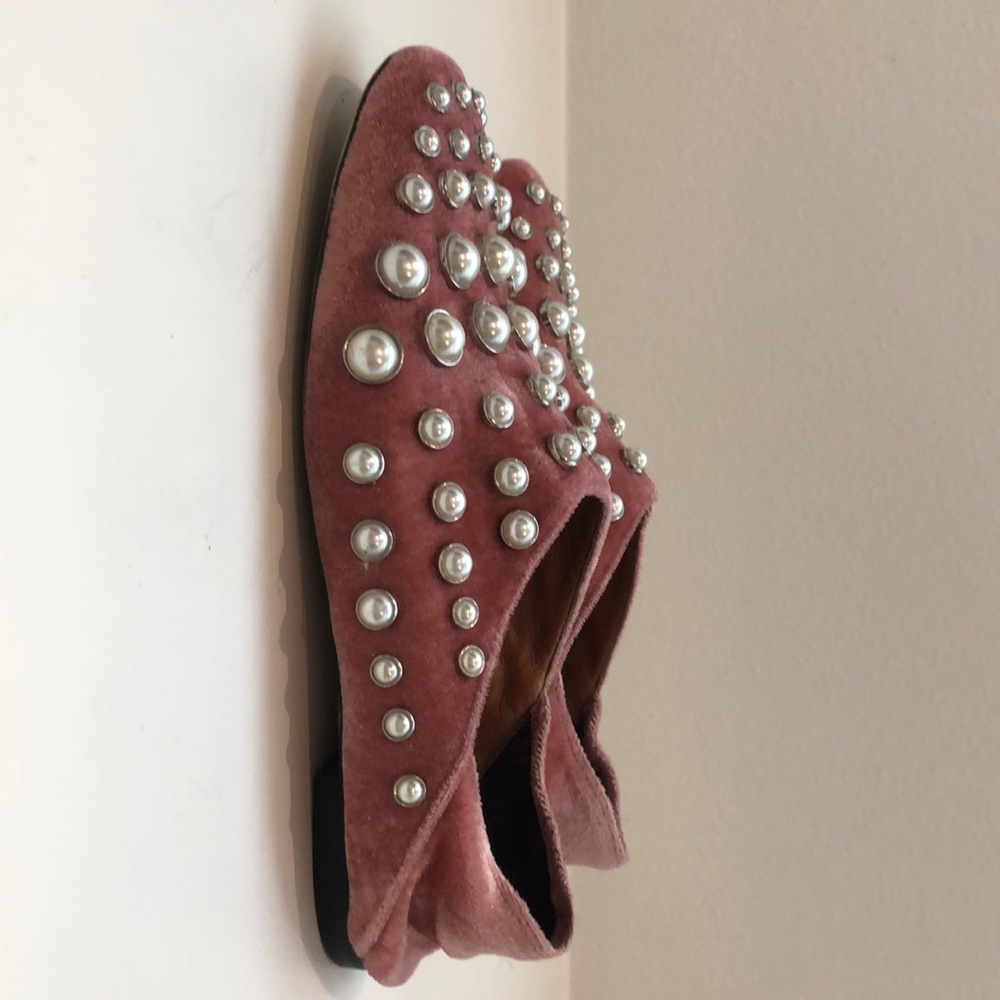 Jeffery Campbell crushed velvet flats
